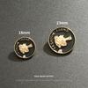 10Pcs Versatile Round Buttons Clothes Coat Suit Retro Relief Buttons High-End Exquisite Sweater Jacket Buttons High-End