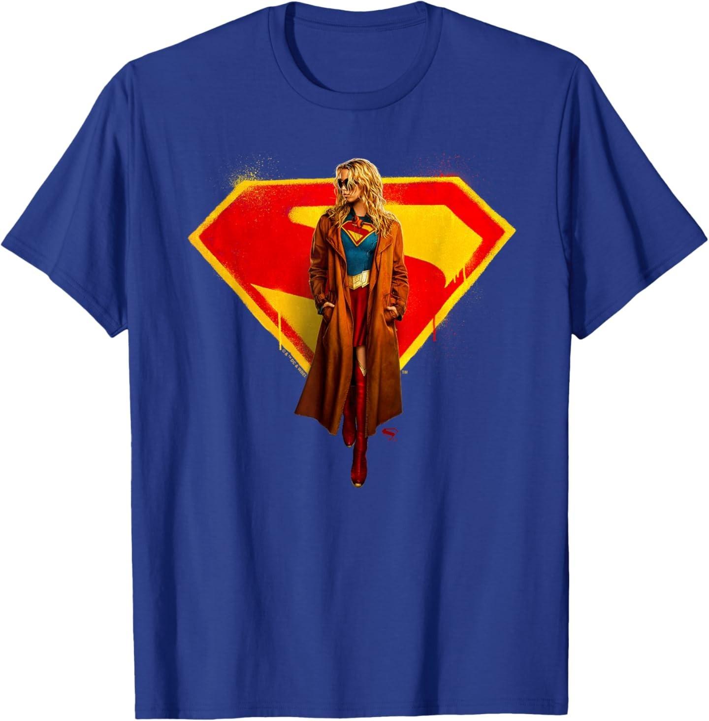 The DC Comics - Supergirl 2026 and Logo T-Shirt S разноцветный