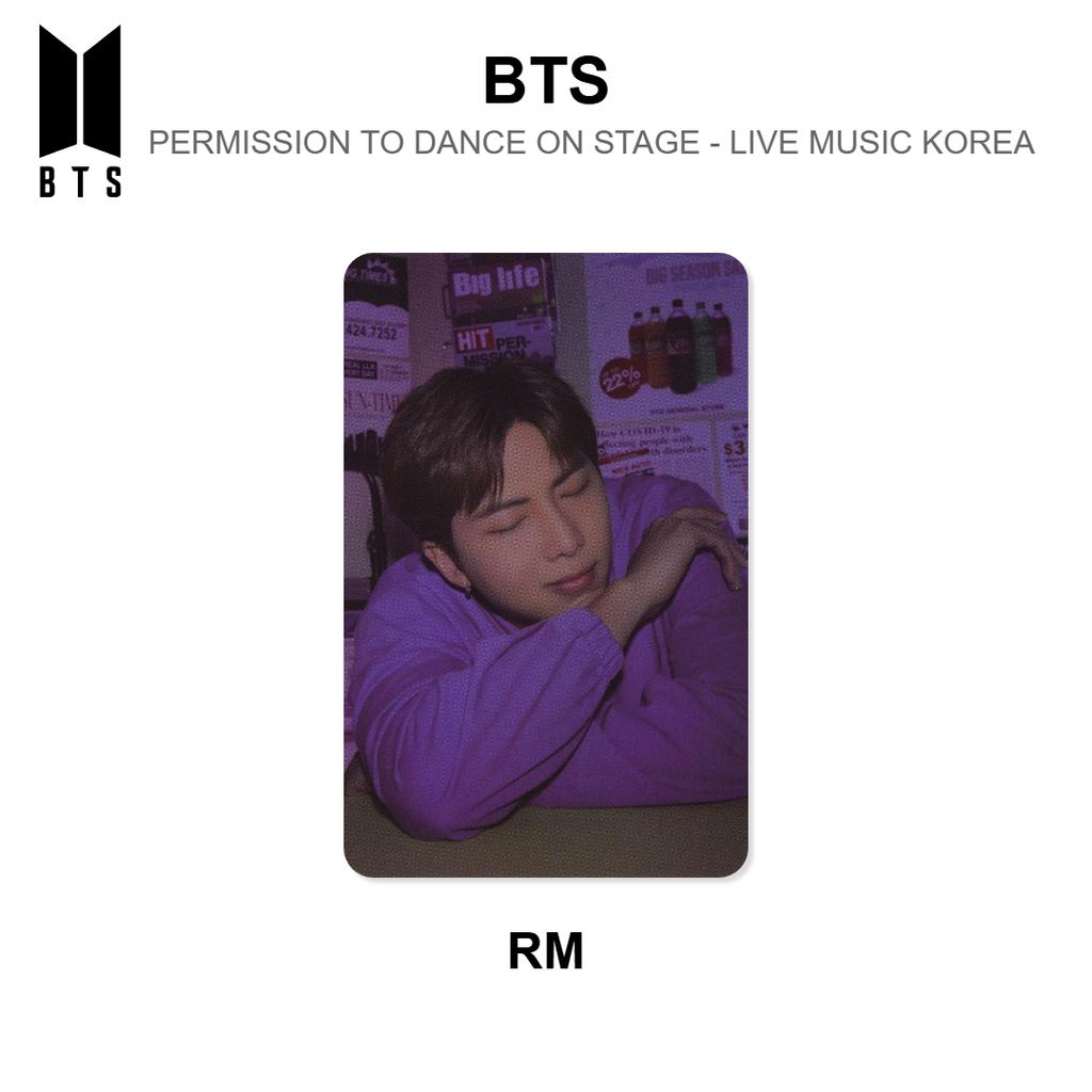 BTS אישור ריקוד על הבמה - קוריאה מוזיקה חיה קארד תמונה רשמי