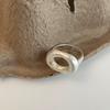 Classy Contemporary And Korean Inspired Ring For Women With A Chic Geometric Open Design Circle