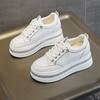 Inner Height Increase Women's 2026 Small Man 7 High-end Sense Versatile Woven Rhinestone Casual Shoes