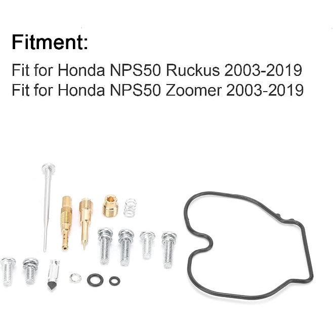 16PCS Motorcycle Carburetor Carb Rebuild Repair Tool Fit for NPS50 Ruckus/Zoomer 2003‑2019