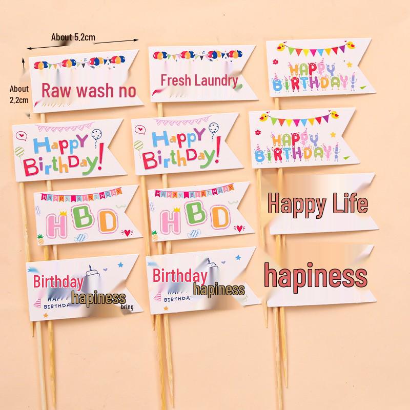 Cute Cartoon Candle Cake Toppers for Kids' Birthday Parties