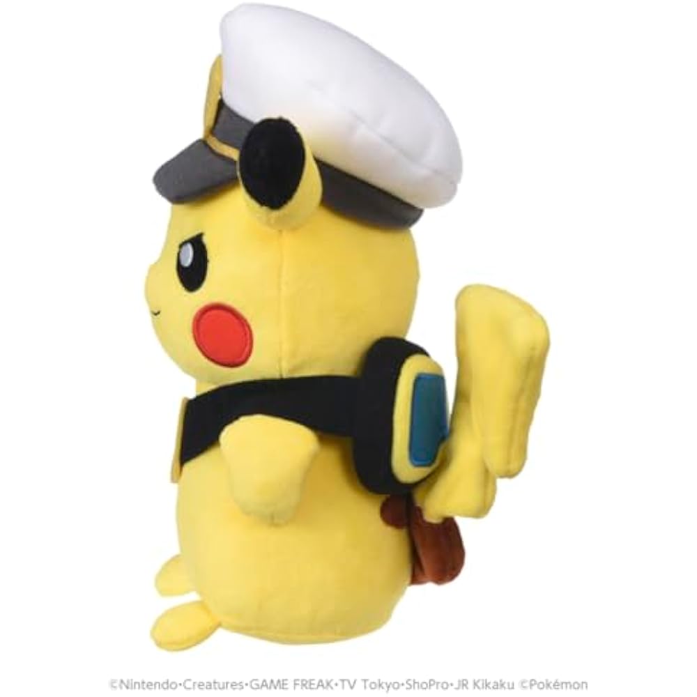 TAKARA TOMY (TAKARA TOMY) Pokemon Plush Toy Captain Pikachu Goggles ver.
