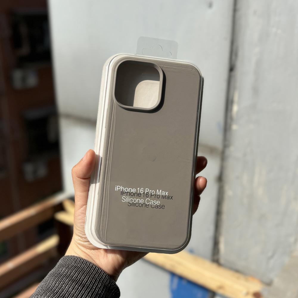 Solid Color Liquid Silicone Case Cover For iPhone 16 Pro Max 16Pro Soft Active Touch Camera Button Cases