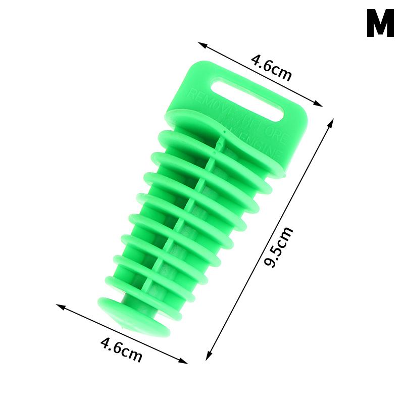 1Pc Universal Motorcycle Exhaust Pipe Tailpipe Air-bleeder Plug Exhaust Silencer Wash Plug Pipe Protector Motorcycle Accessories