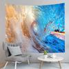Ocean Wave Tapestry Surfing Wave Breaking Tapestry Natural Scenery Tapestry Wall Hanging Tapestries Art Living Room Bedroom Dorm