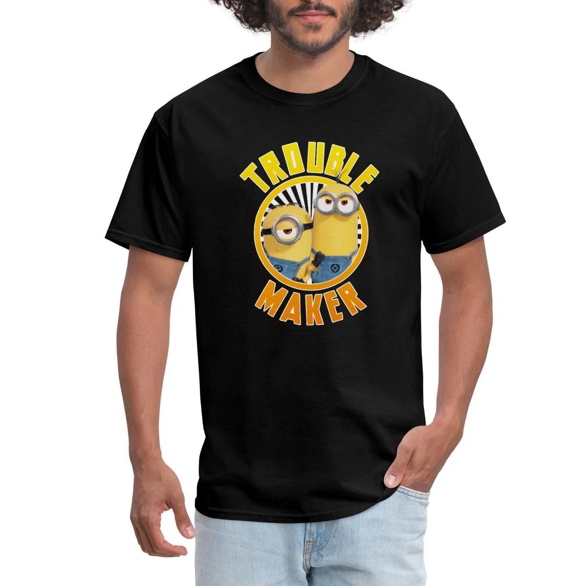 Minions Two Minions Trouble Maker Men s T-Shirt M