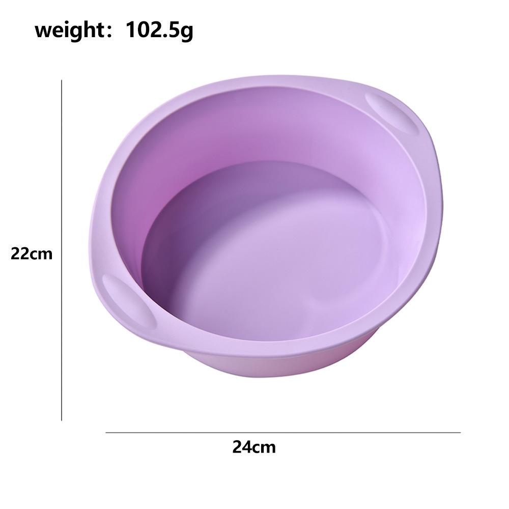 Silicone Cake and Bread Mold - Square and Round Baking Pans for Household Oven Use