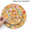 50 PCS Funny Capybara Waterproof Stickers Cute Animal Capybara Cartoon Stickers for Water Bottle Scrapbook Luggage Bike