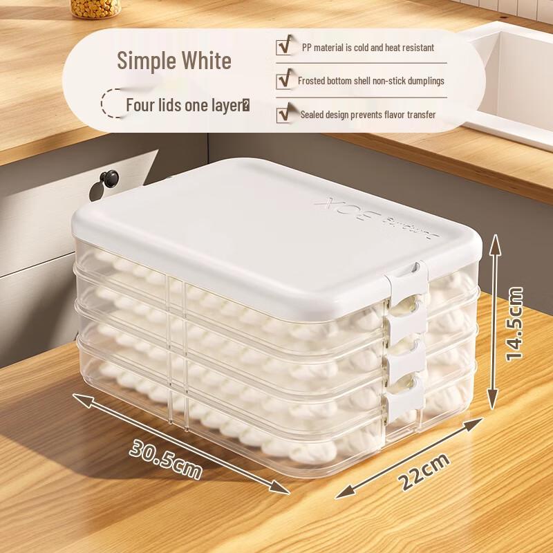 Multi-Layer Refrigerator Dumpling Storage Box