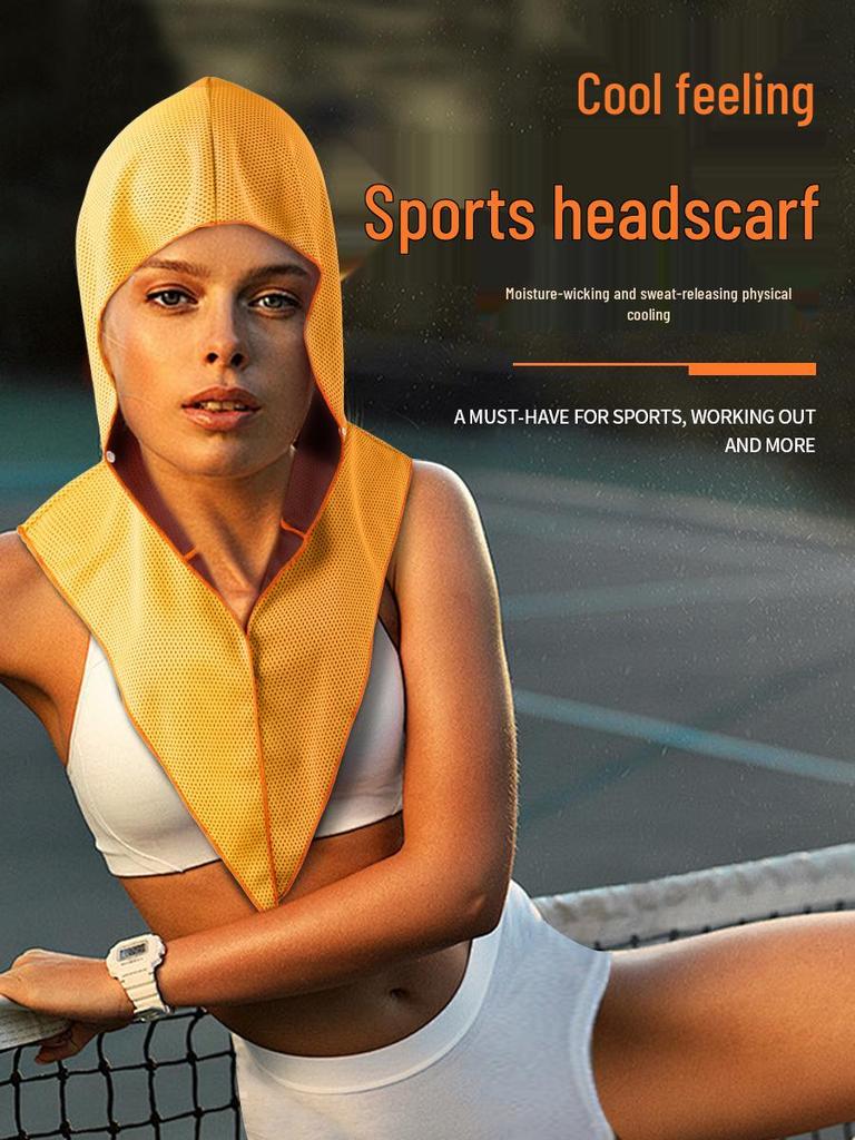 Quick-Dry Hooded Sun Protection Shawl for Hair-Exposed Activities
