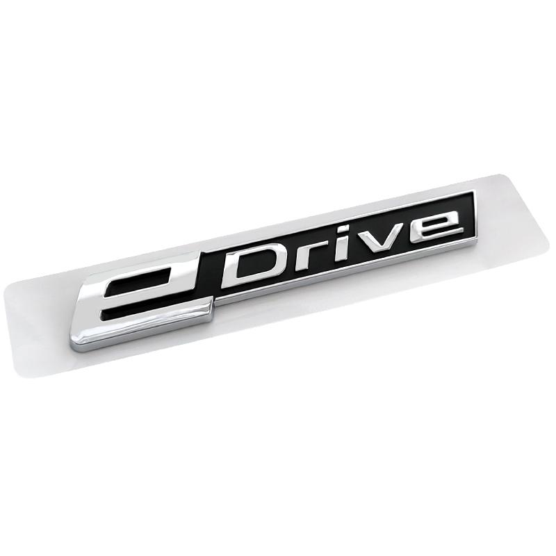 13x2.1cm ABS Car Body Sticker Rear Trunk Badge for BMW eDrive Emblem X1 X2 X4 X5 E36 E46 E90 E60 E28 E34 F18 F31 F15 G05 G20 G30