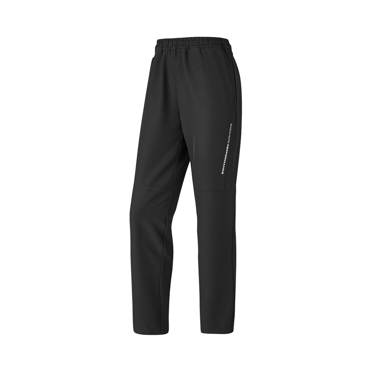 Skechers Comfortable Versatile Windproof Water-Resistant Casual Pants Women bottoms Carbon-Black P424W166-0018 S