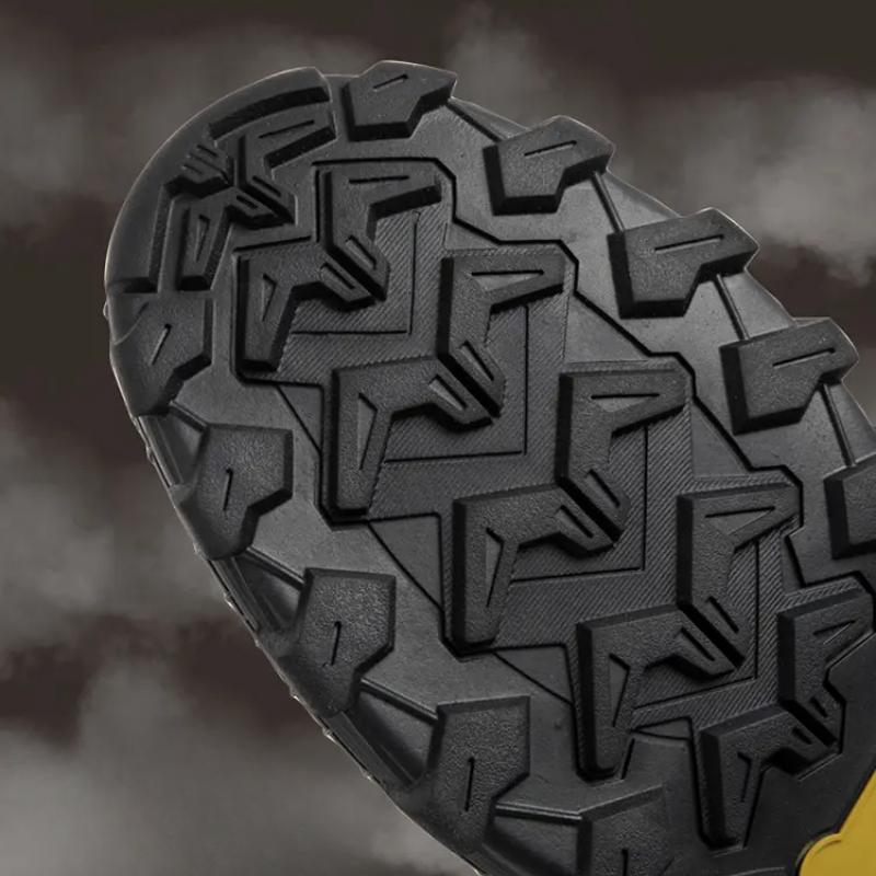 Nuevas botas de tobillo de moda para hombre, hechas a mano, zapatos casuales de caña alta, botas clásicas para caminar para hombre, botas de motocross cómodas y versátiles.