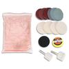 Windshield Scratch Remover Set Glass Polishing Kit Abrasive Discs Polish Pads for Any Windscreen Rear or Side Windows