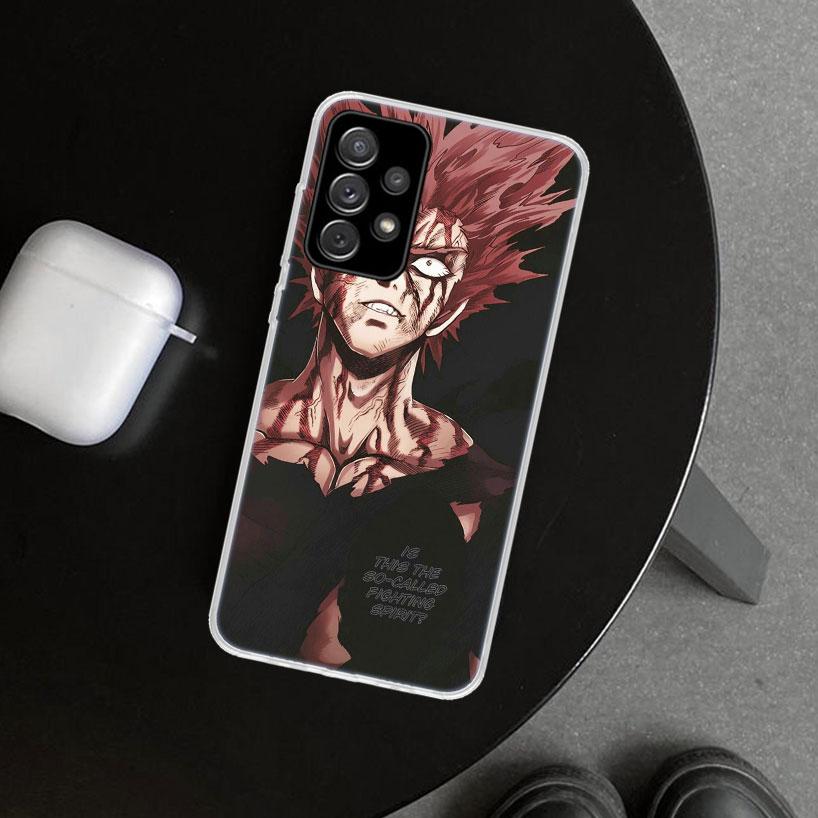 One P-Punch-Man Garou Phone Case Cover for Samsung Galaxy A12 A22 A32 A52 A72 A02S A51 A50S A31 A20S A10S Note 20 Ultra 10 Plus