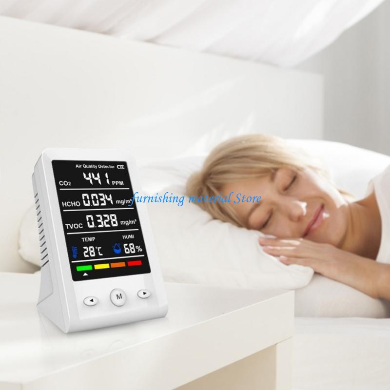 Y5GD Handheld Air Pollution Tester Meter With High Accuracy Sensors Suitable For Home Office Classroom And Baby Room Safety
