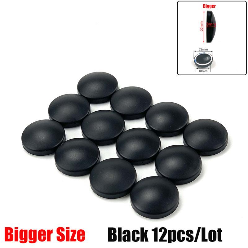 12pcs Car Door Lock Screw Protector Cover For Tiguan Polo Passat CC Golf Teramont EOS Scirocco Sharan Fox Ameo Arteon C-Coupe