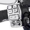 Motorcycle Part  Left&Right Chrome Handlebar Control Switch Housings Fit For Harley Touring Road Glide 3 FLTRT 2023 2024-Later