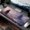 Japanese Gaming Large Mouse Pad with Samurai Pagoda Non-Slip Rubber Precision Control High Accuracy Durable Desk Mat for Gamers
