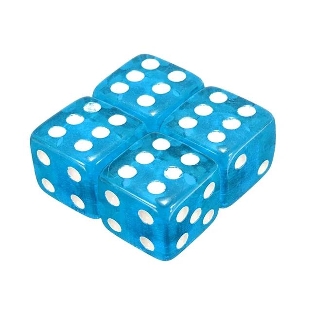 Caps Bike Auto Truck Tire Valve 4Pcs/Set Plastic Wheel Stem Tyre Air Valve Dustproof Gold Dice Tire Tyre Valve Dust Cap