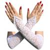 Anti-UV Wedding Bridal Gloves Highly Elastic Performance Gloves Hot Sale Arm Cover  Summer