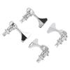 2R 2L Bass Guitar Tuning Peg Zinc Alloy 20:1 Gear Ratio Open 4 String Bass Machine Head Set