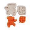 Bear Candy Silicone-Mold Cake Chocolate Love Fondant Mold Cake Decorating Tool Chocolate Gumpaste Baking Mold DIY Craft
