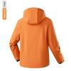 Outdoor Soft Shell Men's and Women's Windproof Waterproof Warm Fashion Composite Waffle One-piece Fleece Hooded Jacket