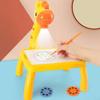 Multifunctional LED Projector Painting Board Painting Set Giraffe Painting Desk  Learning Tools
