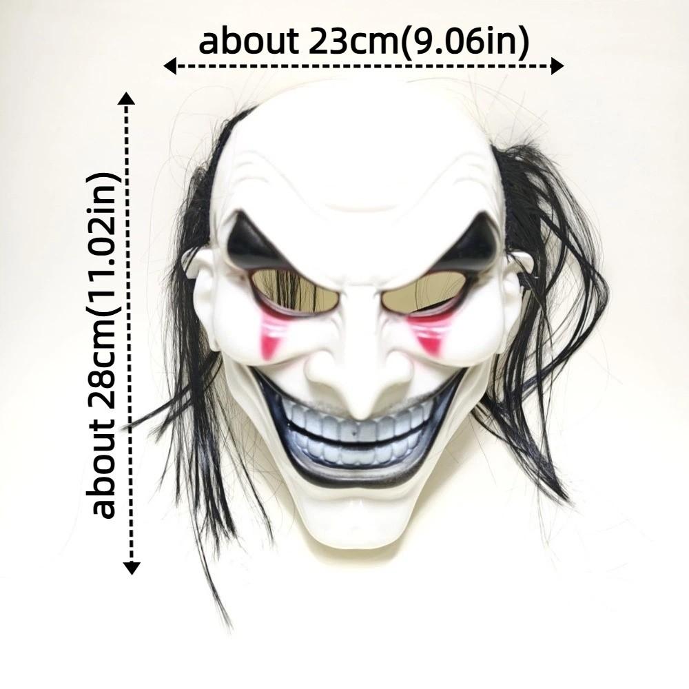 Realistic Scary Clown Mask Spooky Full Face Mask Terrifying Cosplay Mask Halloween Party