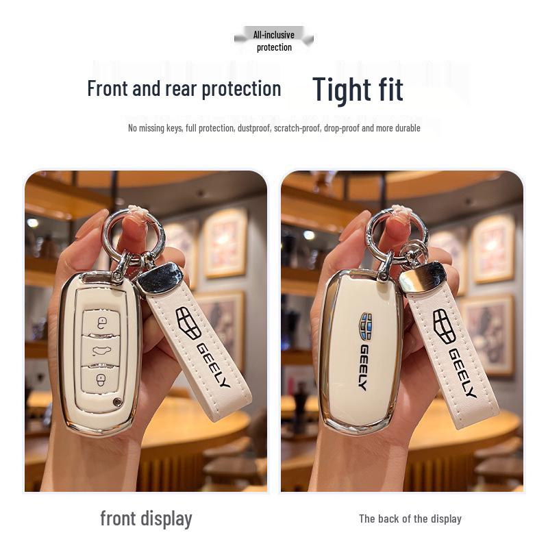 Geely Key Cover for GL Emgrand, GS S1, Boyue X3, Vision X6, King Kong X1, Bo Rui, Xing Rui - Women's Protective Shell
