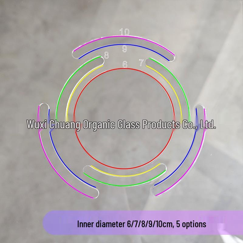 30cm Square Scarf Hair Tie Template: Acrylic Sheet for Custom DIY Patchwork