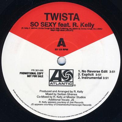12inch Record TWISTA - So Sexy / Like A 24 PR301496PROMO Atlantic 2004 US Rap & Hip-Hop/R&B Used