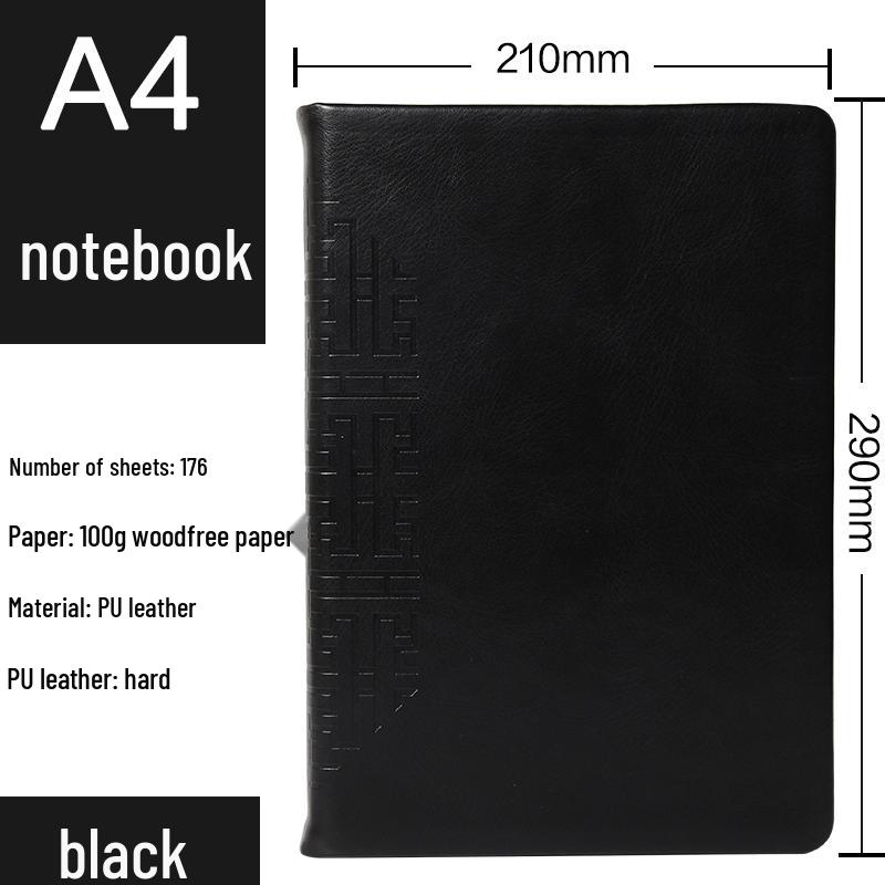 A5 Business Notebook Diary - Large Meeting Record Book, Office Supplies