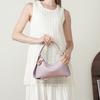 Black Versatile Niche Premium Commuter Tote Bag First Layer Cowhide Underarm Leather Bag Female Crossbody Dumpling Bag
