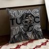2PPAC Tupac SShakur Kissenbezug Wendbar Weich Strapazierfähig Kissenhülle Zuhause Auto Mehrzwecknutzung für täglichen Komfort