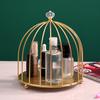 Käfigform Make-up-Organizer, große Kapazität, hohl, dekorativ, elegant, glänzend, Kosmetikhalter, Haushaltsbedarf