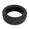 Black Electric Scooter Vacuum Tire Rubber Vacuum Tire Durable Tubeless Tire  Off Road Riding