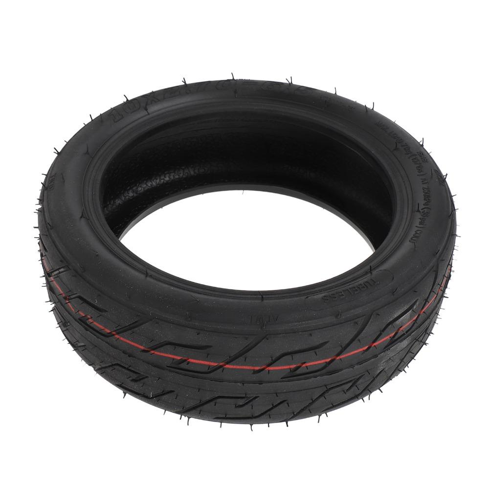 Black Electric Scooter Vacuum Tire Rubber Vacuum Tire Durable Tubeless Tire  Off Road Riding