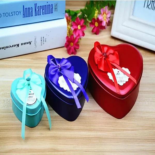 1Set/6Pcs Soap Flower Heart-shaped Artificial Handmade Flower Home Decoration Wedding Supplies Valentine's Day Creative Gift