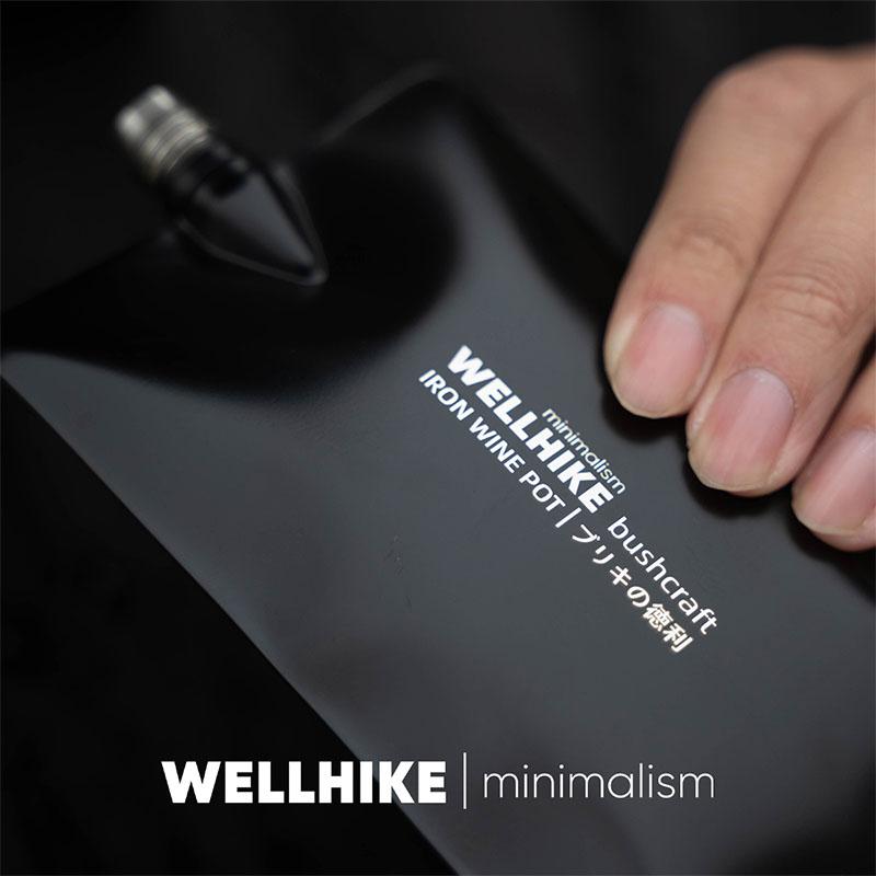 WELLHIKE Stainless Steel 6 oz Hip Flasks Exquisite Wine Bottle Outdoor Wine Bottle 150ML Portable Travel Drinkware