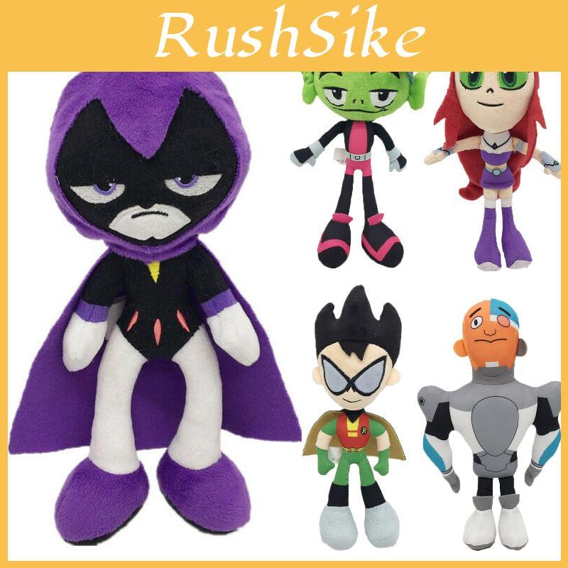 Entzückende 10-Zoll Teen Titans Go Plüschtiersammlung mit Robin Raven Cyborg