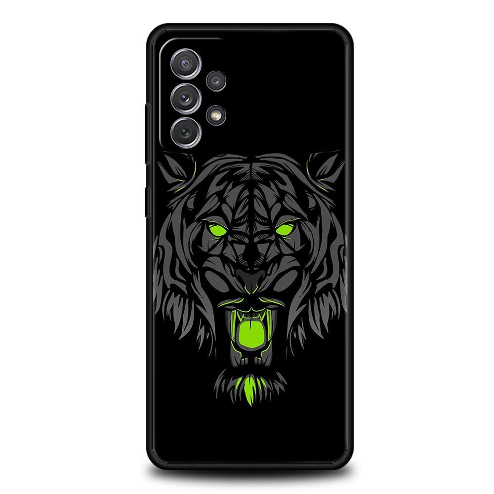 Animal Lion Wolf Tiger Phone Case For Samsung Galaxy A17 A07 A55 A35 A25 A15 A05 A33 5G A31 A23 A21s A13 A41 A73 A53 A51 A71over
