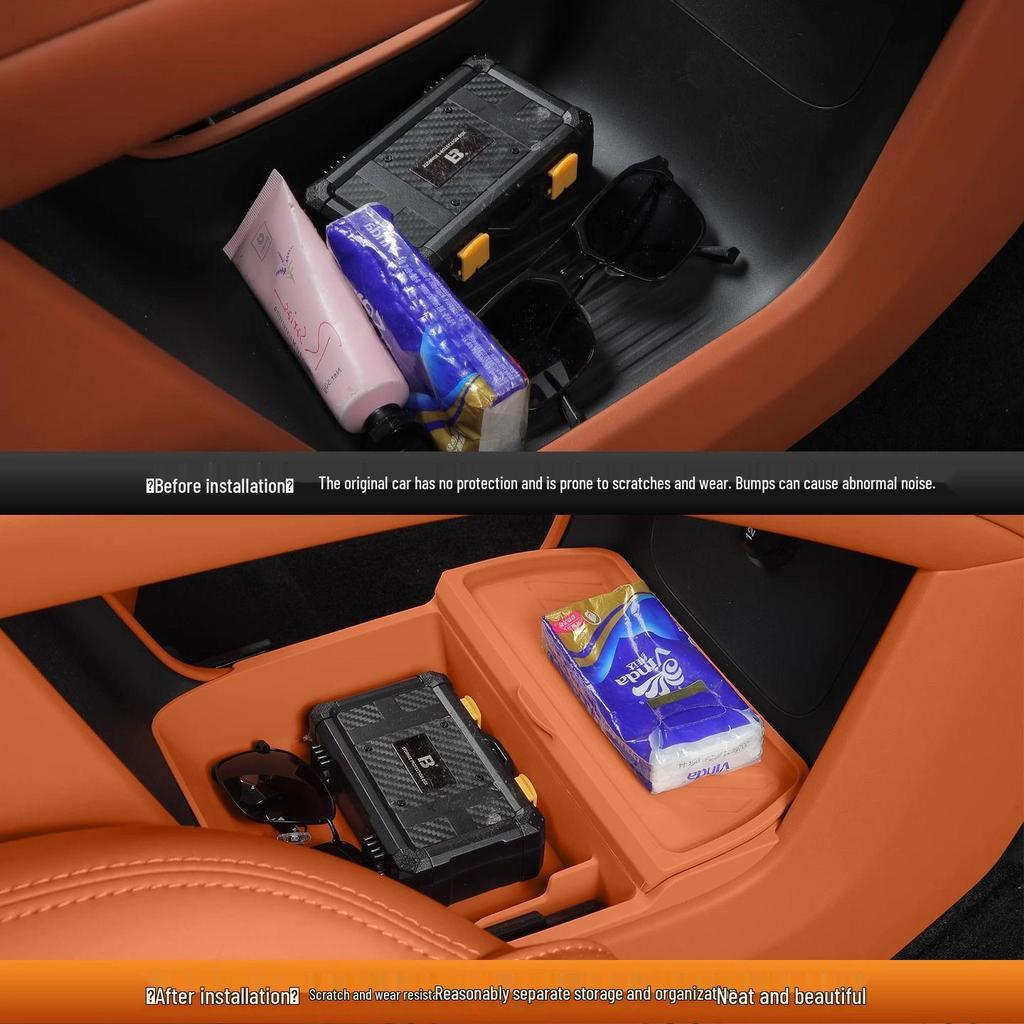 Deep Blue S09 Wireless Charging Cup Holder & Console Storage Silicone Pad