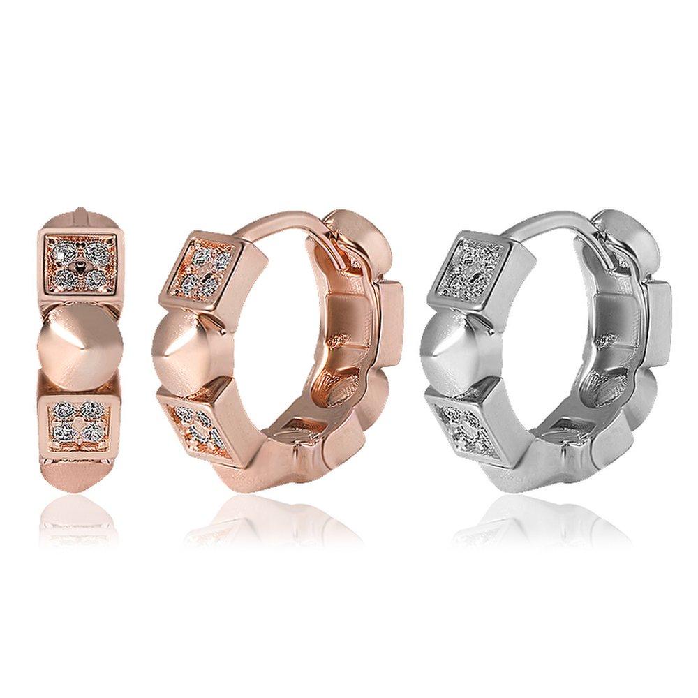 14K G.F. Omelette One-Touch Ring Earrings Ea3145