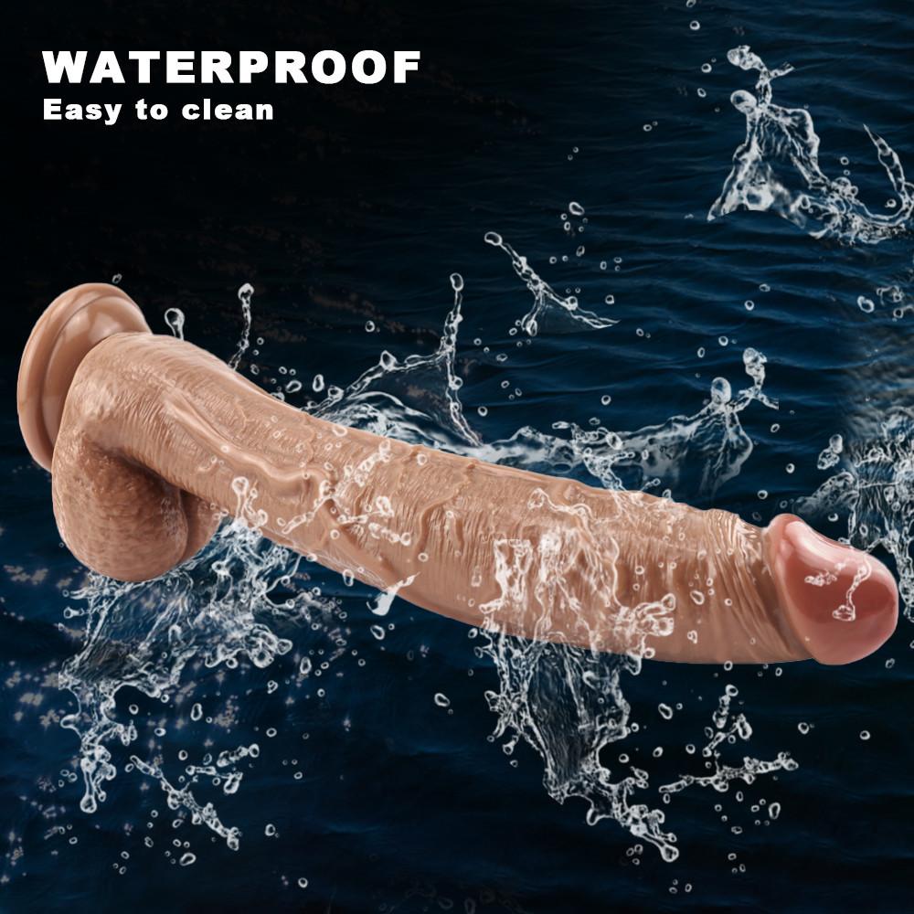 Huge Brown Dildo with Suction Cup - Perfect for Anal Play Female Masturbation and Gay Couples- Adult Sex Toy for Men and Wome18+