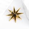 Retro Alloy Star Brooch Exquisite Lapel Pins for Women and Men Suit Shirt Badge Fashion Jewelry Accessories Gifts