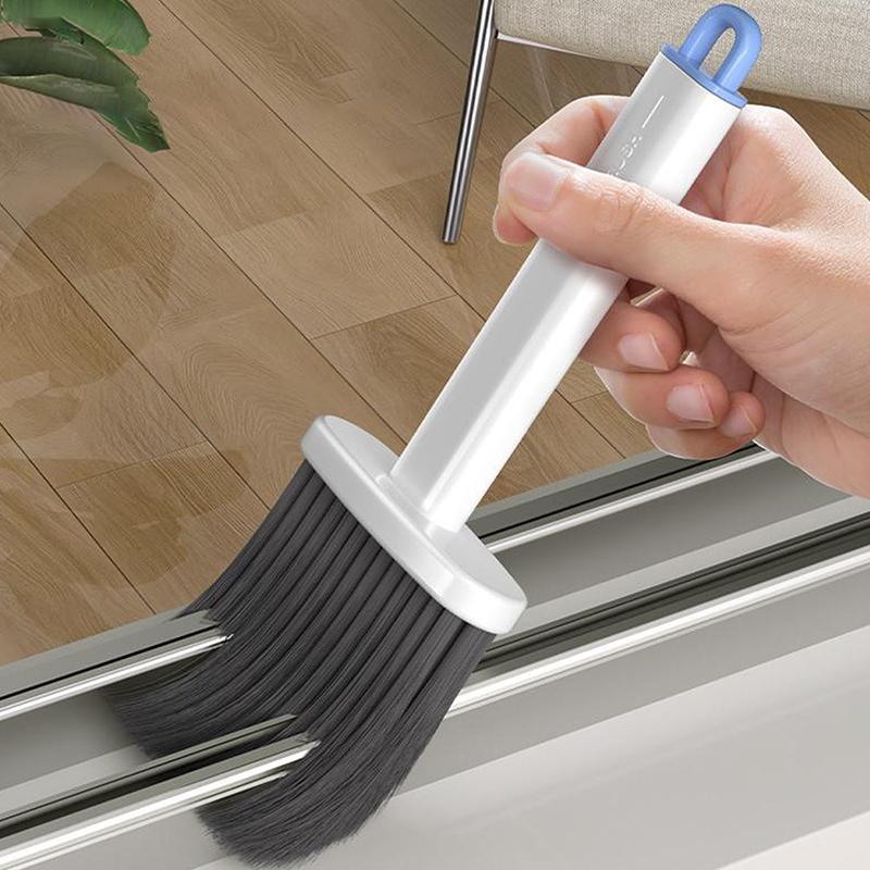 Home Cleaning Crevice Brush Bathroom Kitchen Tile Dead-End Multifunctional Window Crevice Cove Dust Brushes Cleaning Brush Tool